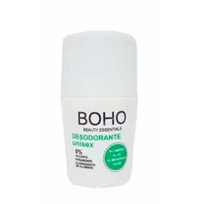 BOHO Desodorante Alumbre Y Aloe Unisex Roll On 50 Ml - Déodorant Neutre Roll-On à l'Alun et Aloe Vera - 50 ml BOHO Desodorante Alumbre Y Aloe Unisex Roll On 50 Ml - Déodorant Neutre Roll-On à l'Alun et Aloe Vera - 50 ml