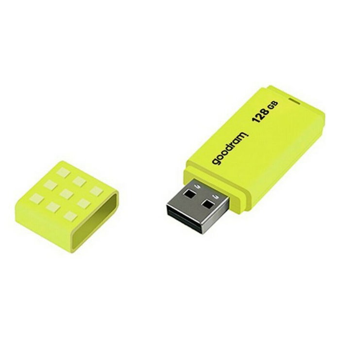 Pendrive GoodRam UME2 USB 2.0 20 Mb/s Blanc 128 GB Pendrive GoodRam UME2 USB 2.0 20 Mb/s Blanc 128 GB