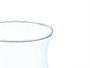 GIFTDECOR Vase en cristal large transparent 20cm