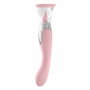 Vibration de Stimulation Double Yoba Rose