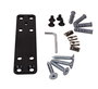 B-Tech BT8390-WFK1 Support de Montage Rail System X, 5 mm d'Épaisseur, Noir, pour Rails BT8390 et Bras d'Interface