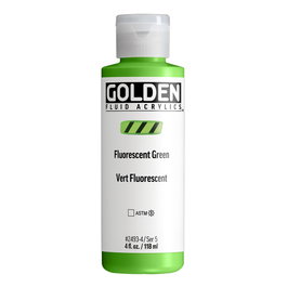Golden Peinture Acrylique Fluide Vert Fluorescent 118 ml