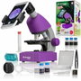 Bresser Microscope Junior 40x-640x Violet