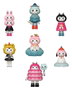 Funko Assortiment de 6 figurines POP! PremBB Vinyl Wonder Club PCQ avec Chase