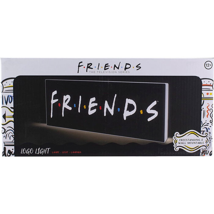 PALADONE - Lampe décorative lumineuse thème Friends, USB ou piles, à poser ou murale, 12 x 30 cm