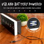 PALADONE - Lampe décorative lumineuse thème Friends, USB ou piles, à poser ou murale, 12 x 30 cm