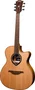 LAG Guitare Acoustique Auditorium Hyvibe H2 10 A/E Cutaway Table Cèdre Massif Satiné Naturel