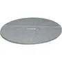 Intex Bâche à bulles pour piscine tubulaire ronde de 4,57 m, diamètre 15 pieds, 270 microns, protection et chauffage solaire, gris/bleu