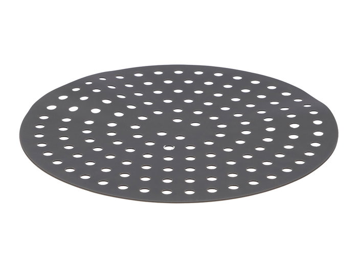 Kinvara Rejille Ronde pour Friteuse à Air 20x2x20 cm Gris Silicone (Set de 48)