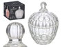 Giftdecor Bombe à bonbons en verre transparent 10x11,5 cm (Set de 24)