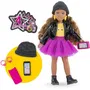 Corolle - Poupée Mannequin Melody Fashion Week Paris - 28 cm avec 4 Accessoires Mode et Senteur Vanille - Dès 4 ans
