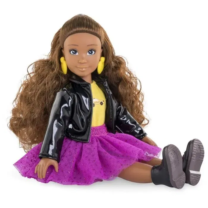 Corolle - Poupée Mannequin Melody Fashion Week Paris - 28 cm avec 4 Accessoires Mode et Senteur Vanille - Dès 4 ans