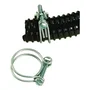 Ubbink - Lot de 2 colliers de serrage galvanisés, diamètre 30-34 mm, pour tuyau spiralé