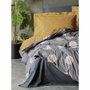 BigBuy Home Parure de couette en coton renforcé Gris, 220 x 240 cm