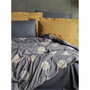 BigBuy Home Parure de couette en coton renforcé Gris, 220 x 240 cm