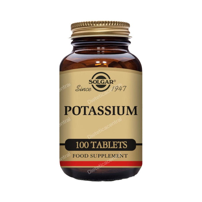 Solgar Gluconate de Potassium 99 mg, 100 Comprimés Solgar Gluconate de Potassium 99 mg, 100 Comprimés