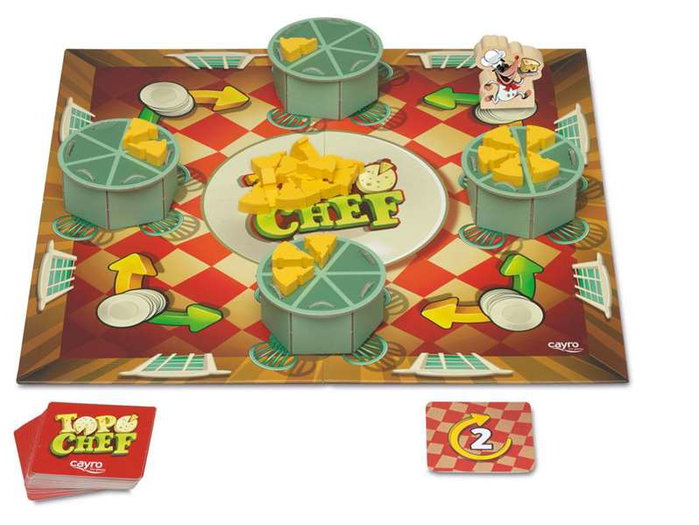 Cayro Topo Chef - Jeu de société - Recommandé 6 ans - Versions multilingues (espagnol, anglais, français, italien, portugais, allemand, polonais)