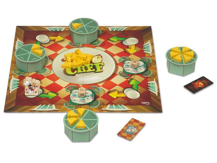 Cayro Topo Chef - Jeu de société - Recommandé 6 ans - Versions multilingues (espagnol, anglais, français, italien, portugais, allemand, polonais)