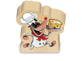 Cayro Topo Chef - Jeu de société - Recommandé 6 ans - Versions multilingues (espagnol, anglais, français, italien, portugais, allemand, polonais)