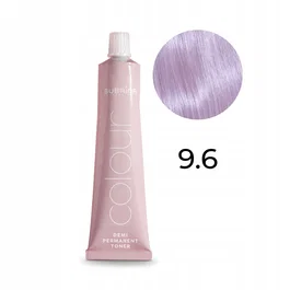 Subrina Professional Coloration cheveux demi-permanente 9.6 Very Light Purple Blonde, 60 ml