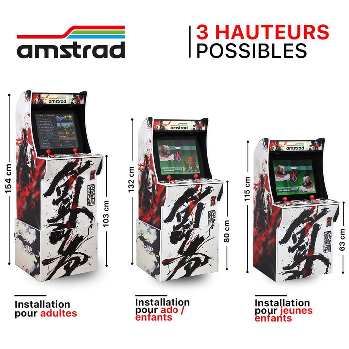 Machine d’arcade AMSTRAD AMS-RETROGAME-FIGHTERS