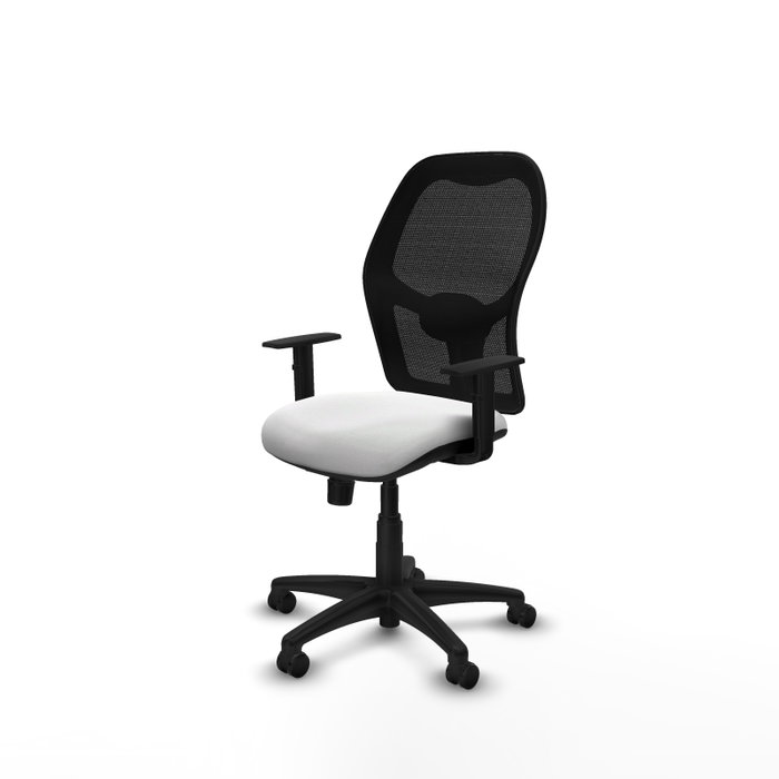 PIQUERAS Y CRESPO Chaise Alocén Synchro Blanc et Noir