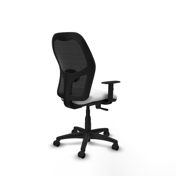PIQUERAS Y CRESPO Chaise Alocén Synchro Blanc et Noir