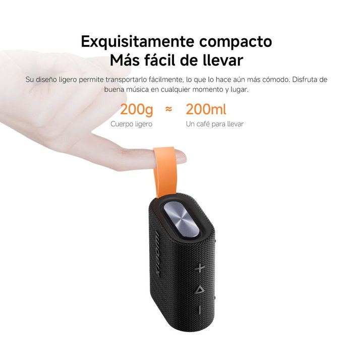 Haut-parleurs bluetooth portables Xiaomi QBH4269GL Noir 5 W Haut-parleurs bluetooth portables Xiaomi QBH4269GL Noir 5 W