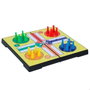 Color Baby Parchis magnétique format voyage avec 18 pièces, jeu de société portable 21x40x11 cm, à partir de 3 ans