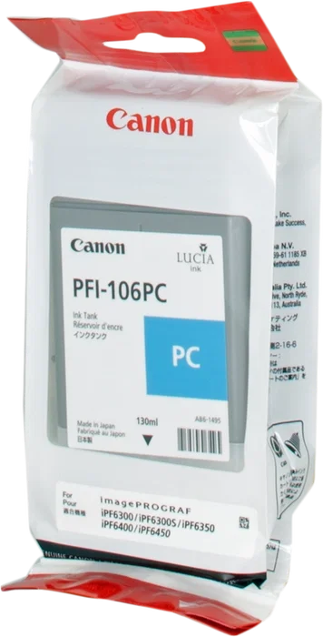 Canon PFI-106PC Cartouche d'encre Cyan (photo) 130ml