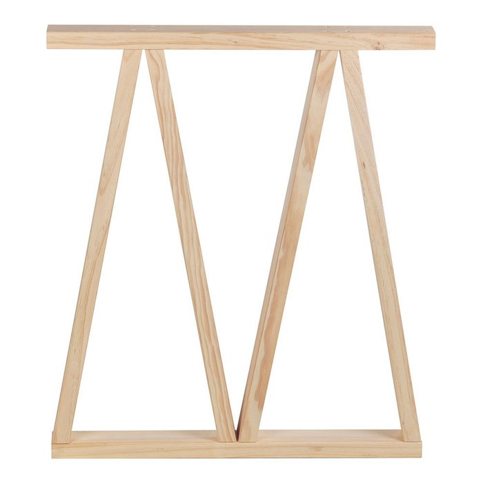 Astigarraga Pied de table Bok en bois 2 positions 75 x 64 x 5,8 cm