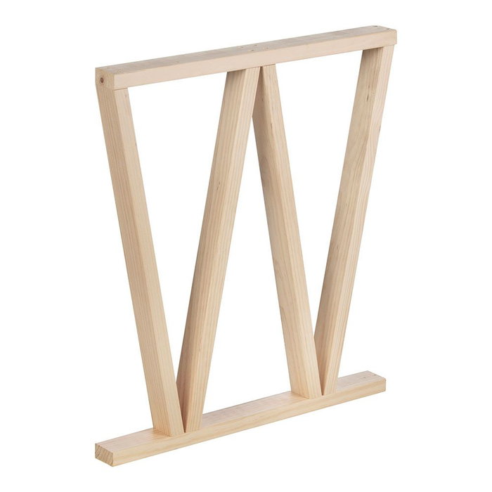 Astigarraga Pied de table Bok en bois 2 positions 75 x 64 x 5,8 cm