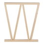 Astigarraga Pied de table Bok en bois 2 positions 75 x 64 x 5,8 cm