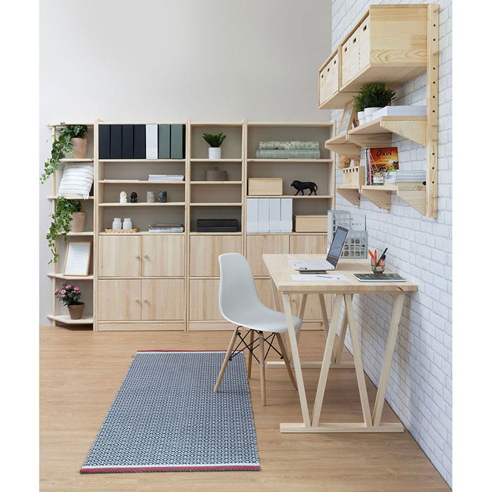 Astigarraga Pied de table Bok en bois 2 positions 75 x 64 x 5,8 cm