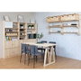 Astigarraga Pied de table Bok en bois 2 positions 75 x 64 x 5,8 cm