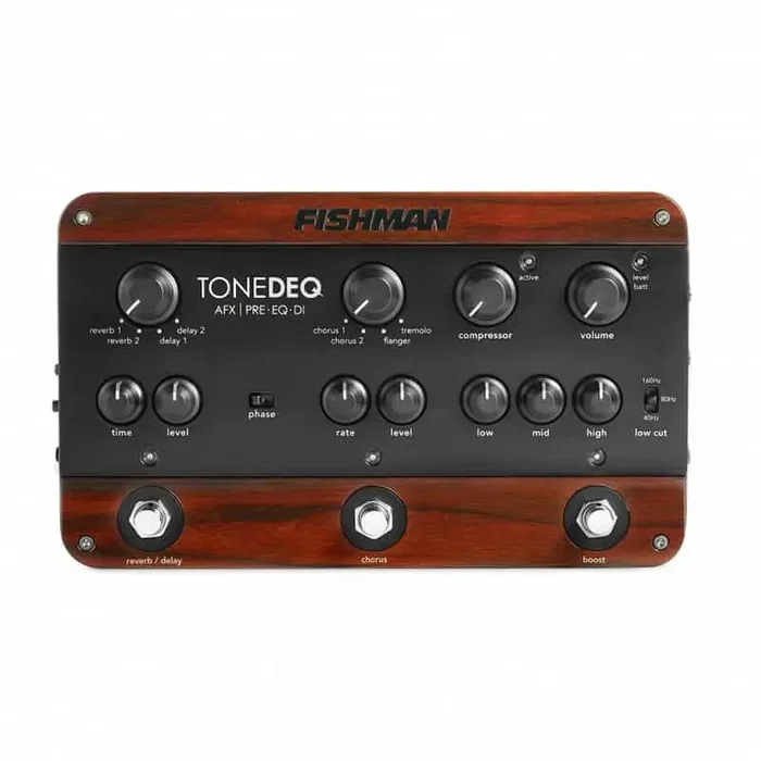 Fishman ToneDEQ Pedal Preamp et Effets Fishman ToneDEQ Pedal Preamp et Effets