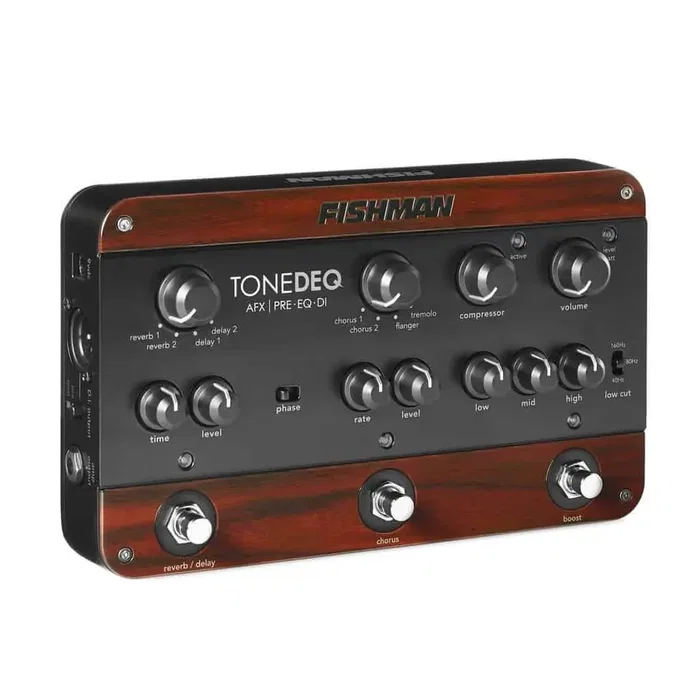 Fishman ToneDEQ Pedal Preamp et Effets Fishman ToneDEQ Pedal Preamp et Effets