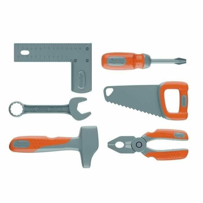 Smoby Boîte à outils Black + Decker avec 6 outils Smoby Boîte à outils Black + Decker avec 6 outils