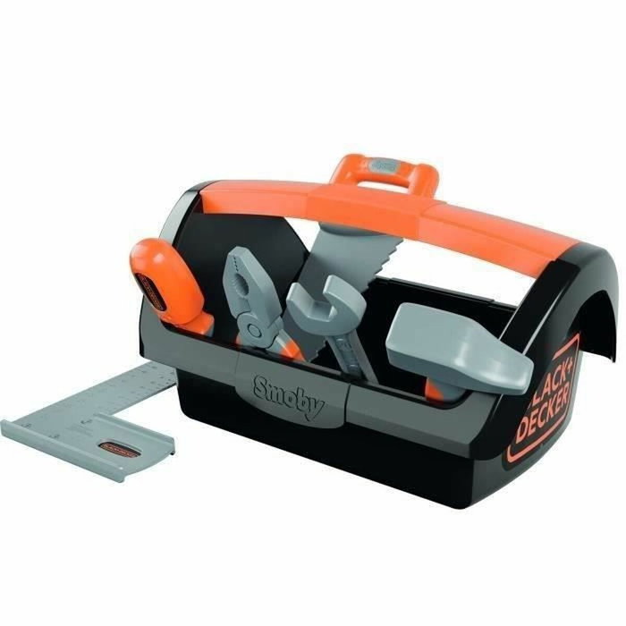 Smoby Boîte à outils Black + Decker avec 6 outils Smoby Boîte à outils Black + Decker avec 6 outils