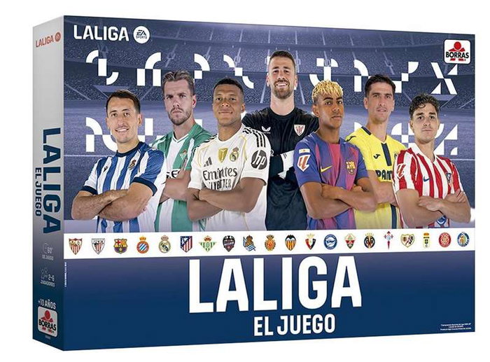 Educa - Juego de la liga 2025-2026 - Jeu de société - Âge recommandé 10 ans et plus - Multilingue : espagnol, anglais, français, portugais Educa - Juego de la liga 2025-2026 - Jeu de société - Âge recommandé 10 ans et plus - Multilingue : espagnol, anglais, français, portugais
