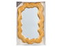 GIFTDECOR Miroir en plastique forme or 45cm