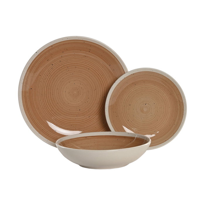 Home ESPRIT Assiettes ESPRIT Blanc Orange Grès 18 Pièces Home ESPRIT Assiettes ESPRIT Blanc Orange Grès 18 Pièces