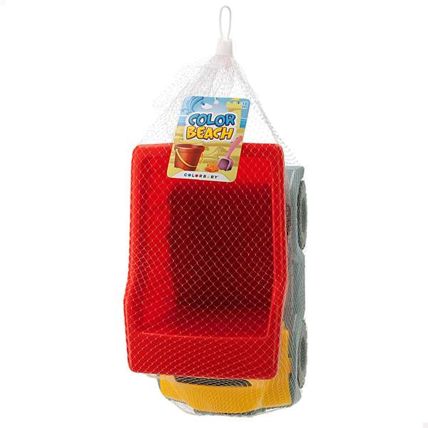 Color Baby Camion de Plástico 30 cm Rouge, Jouet en Plastique pour Enfants à Partir de 3 Ans