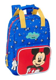Safta Sac à dos enfant personnage Mickey Mouse "Good Day" avec poignée adaptable pour chariot 20 x 28 x 8 cm