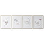 DKD Home Decor Toile Design Scandinave 45 x 2,5 x 60 cm