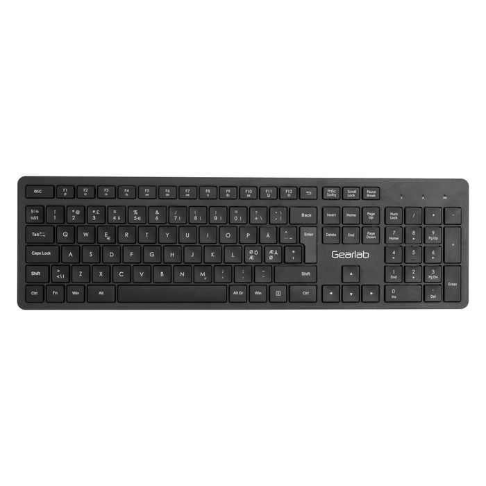 eSTUFF G220 - Clavier sans fil 2,4 GHz USB pleine taille compact et silencieux avec disposition de touches Nordic (AZERTY) eSTUFF G220 - Clavier sans fil 2,4 GHz USB pleine taille compact et silencieux avec disposition de touches Nordic (AZERTY)