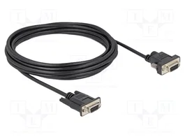 DELOCK Câble RS232 D-Sub 9pin vers DC 5,5/2,1, 5m