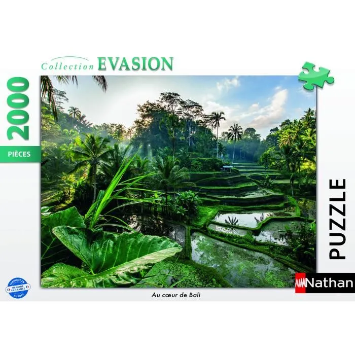 Ravensburger Puzzle 2000 Pièces Au Cœur de Bali Collection Évasion - Pour Adultes et Enfants dès 14 Ans - Réf. 12001518