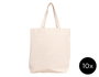 Innspiro Lot de 10 sacs en coton 39x35x10cm