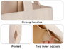 Innspiro Lot de 10 sacs en coton 39x35x10cm